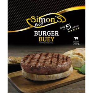 hamburguesa de buey y vaca Simons